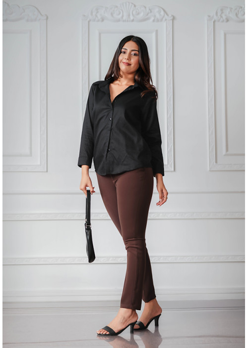 NEVA BROWN OFFICE PANT 